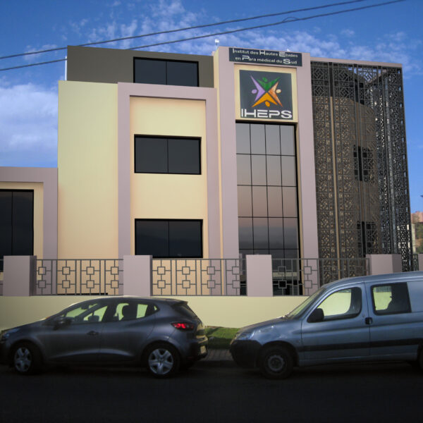 Salle de classe contemporaine – École IHEPS Marrakech