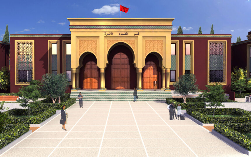 Façade principale du Tribunal de Kalaa Sraghna – Driss Bennani & Mahmoud Slimane